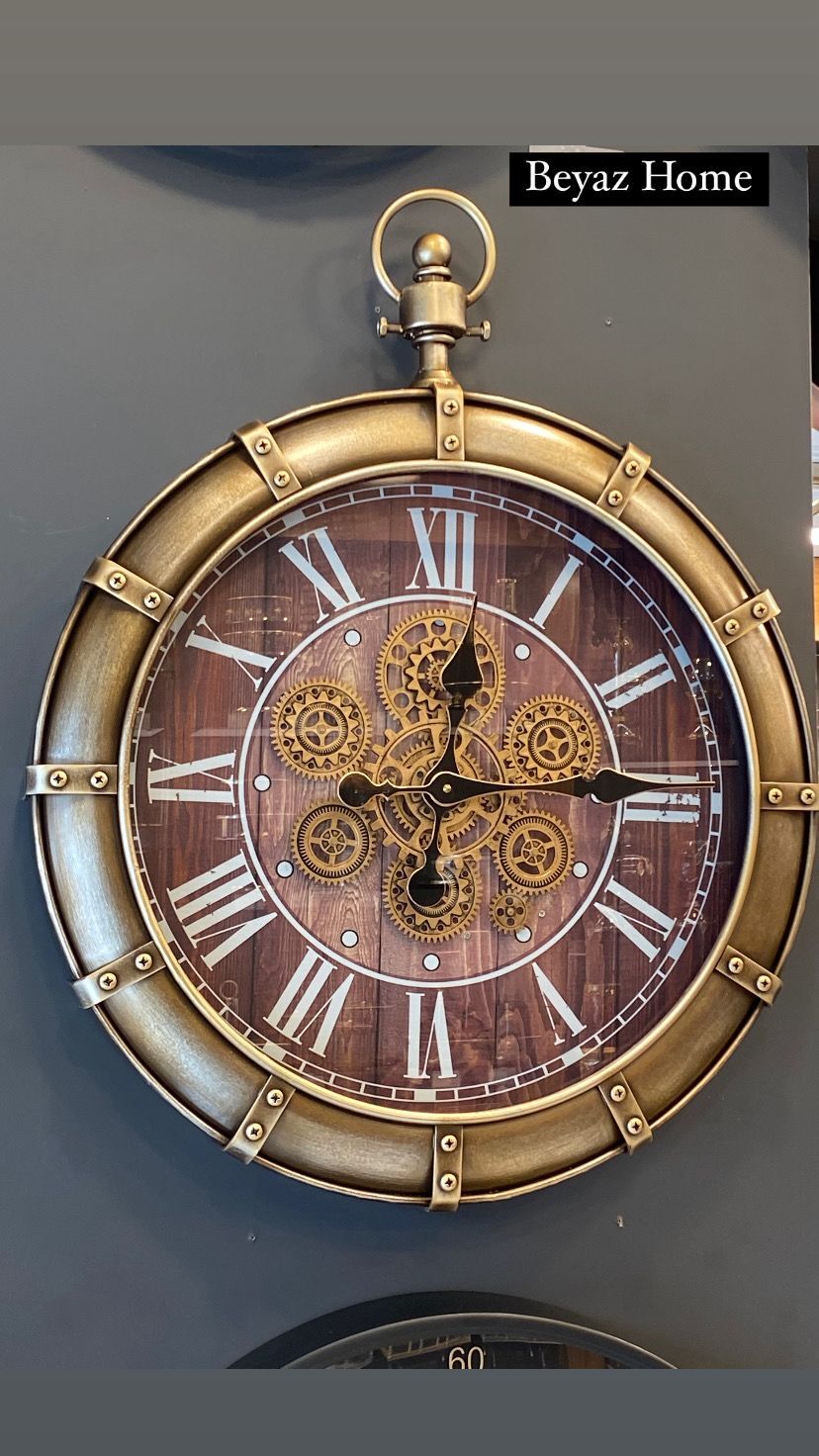 Duvar Saati 60*75 cm Çarklı (İTHAL)