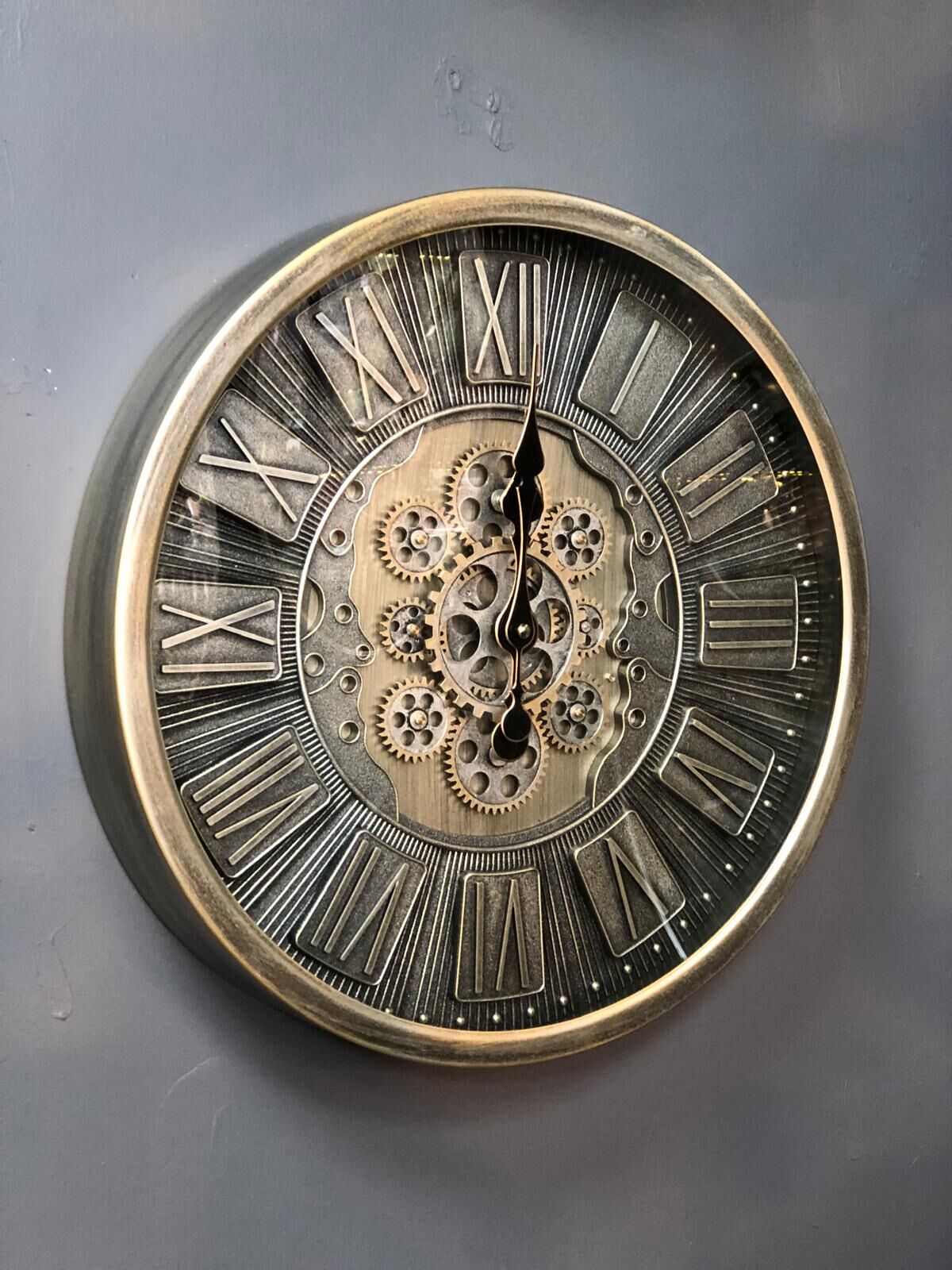 Duvar Saati Çarklı 46cm (ithal) metal