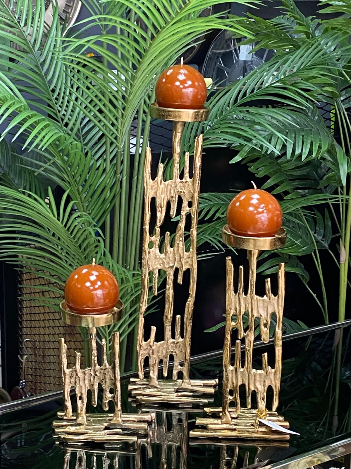 Mumluk Döküm 3 lü 19-30-46 cm (Lake Mumlar Dahil)