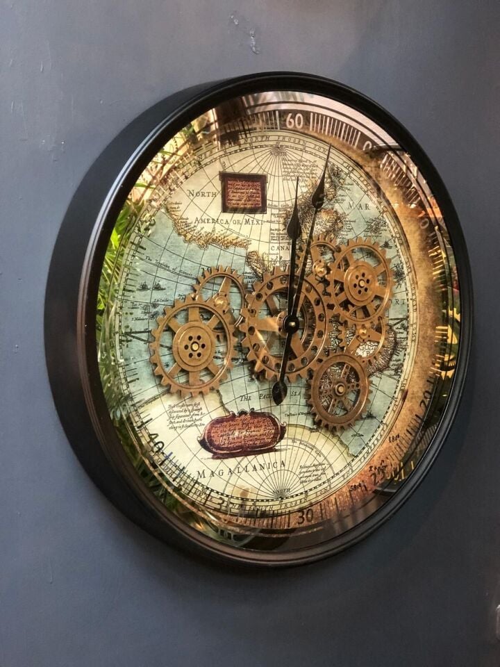 Duvar Saati 60 cm Çarklı (İTHAL)