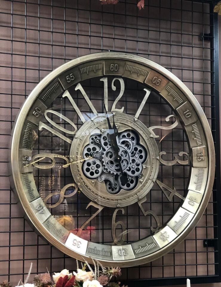 Duvar saati 80 cm Çarklı (İTHAL)