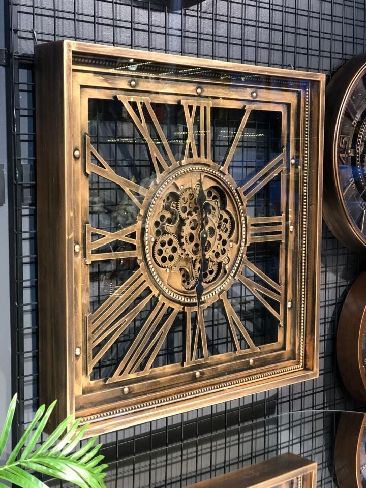 Duvar saati 80*80 cm Çarklı (İTHAL)