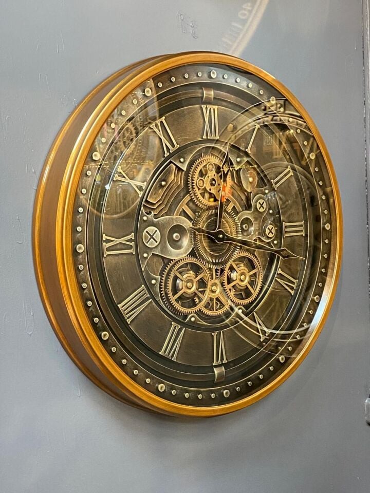 Çarklı Duvar saati 66 cm