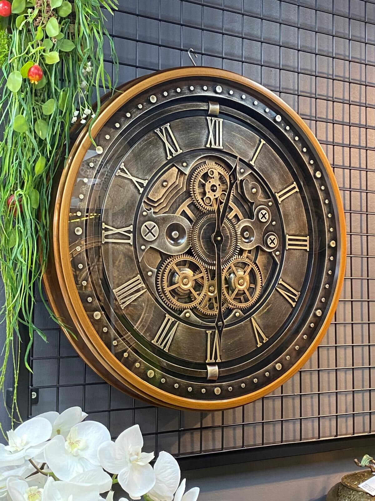 Çarklı Duvar saati 66 cm