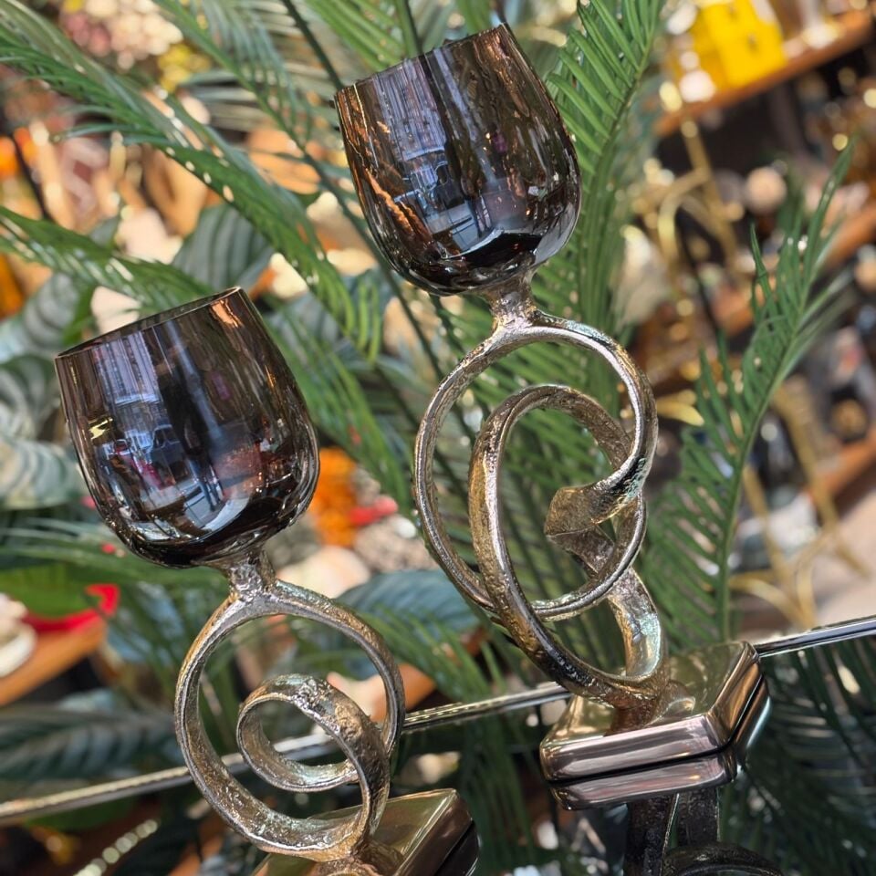 Mumluk 2 li Pirinç Döküm