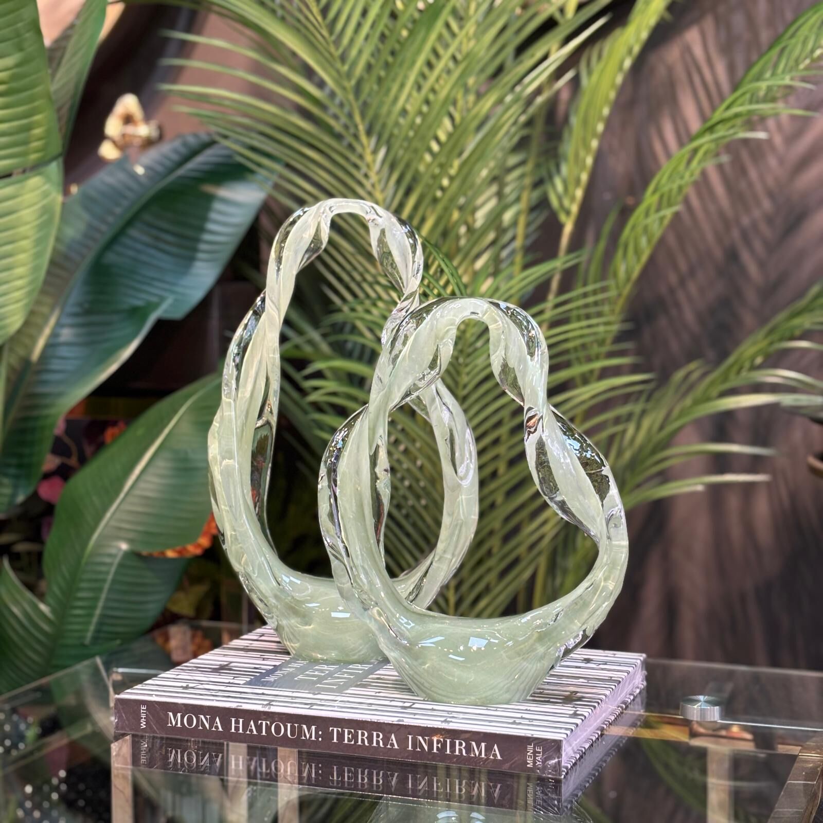 Sıcak Cam Soyut Obje 2 li