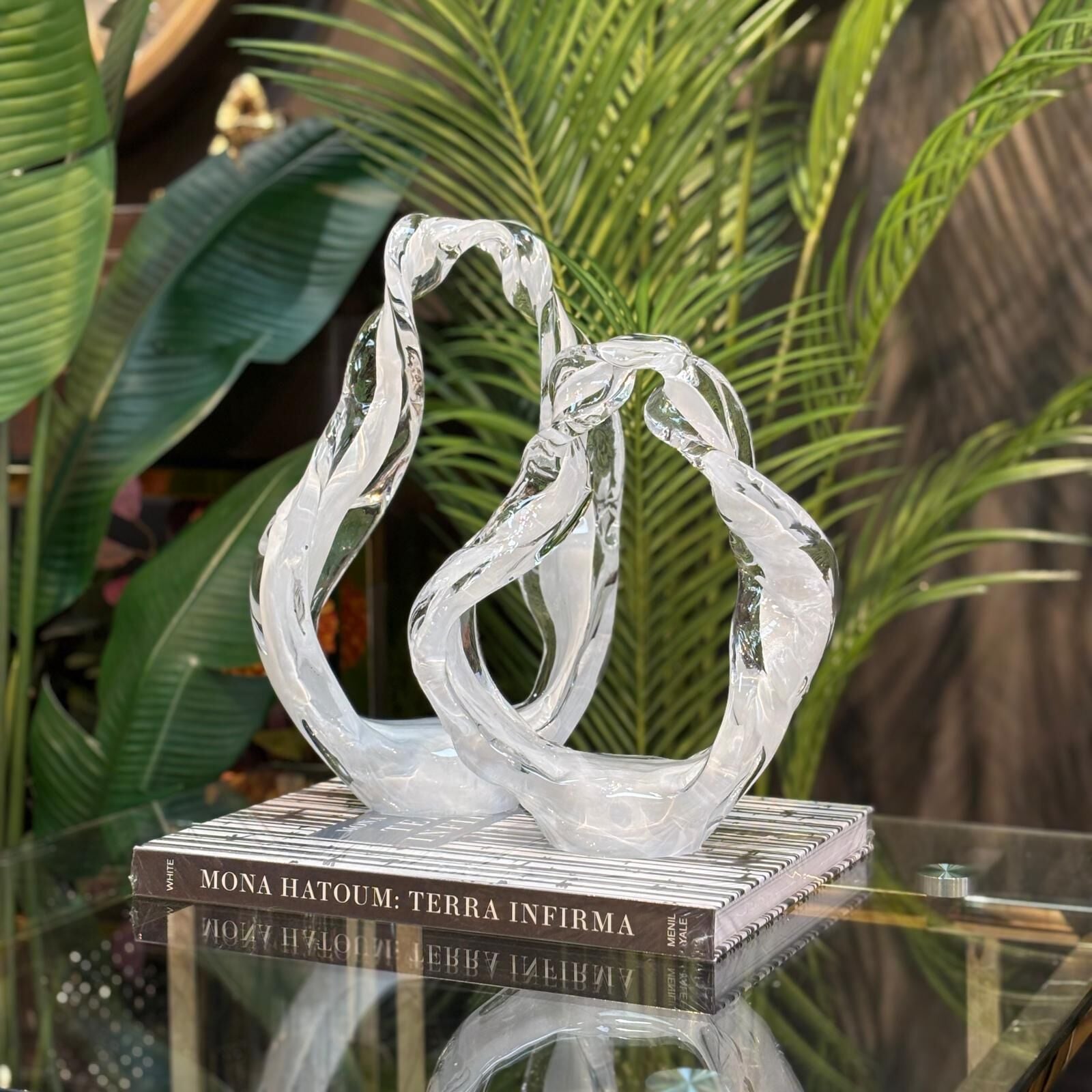 Sıcak Cam Soyut Obje 2 li