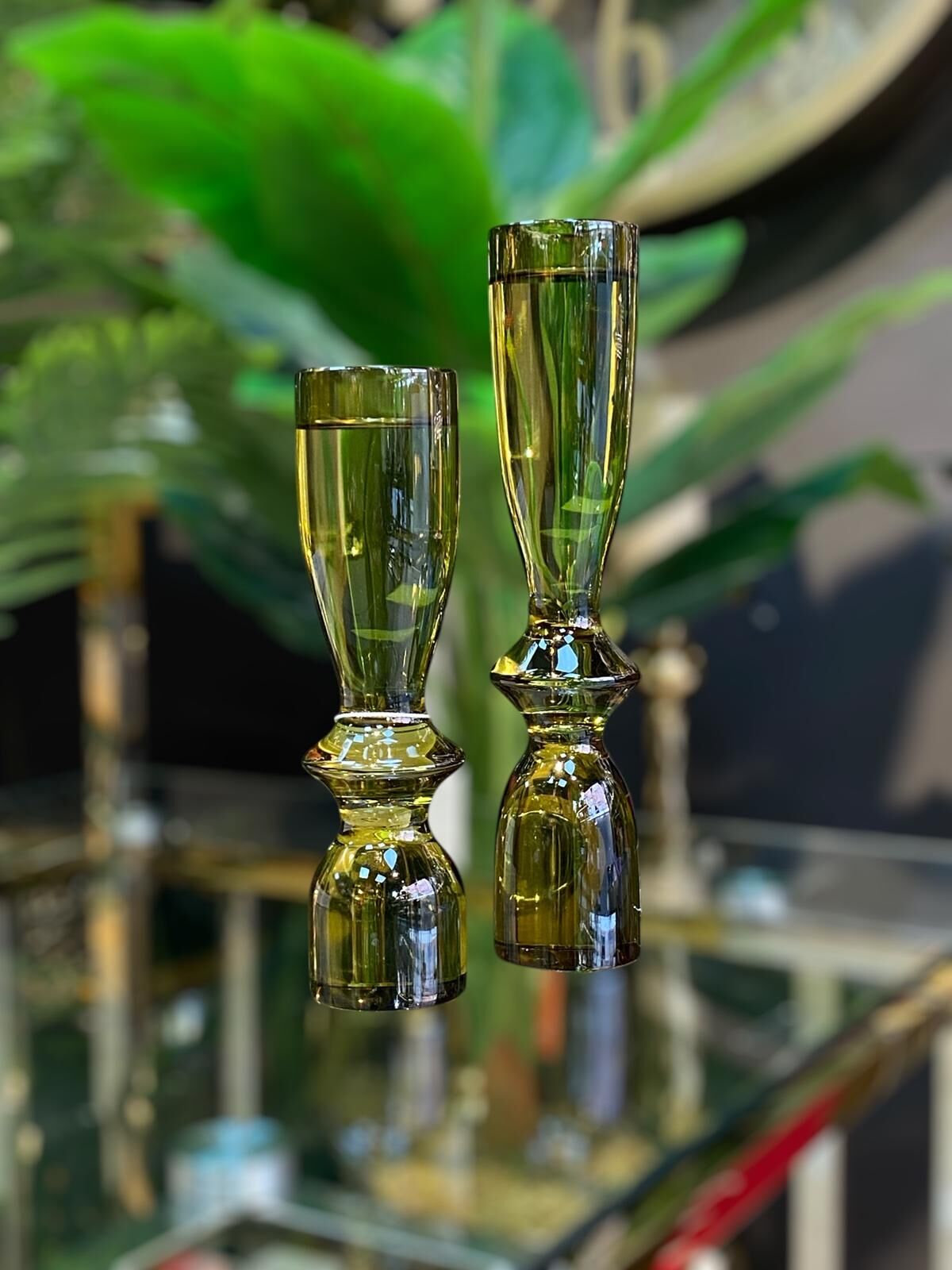 Kristal Mumluk 2 li (28-22cm)