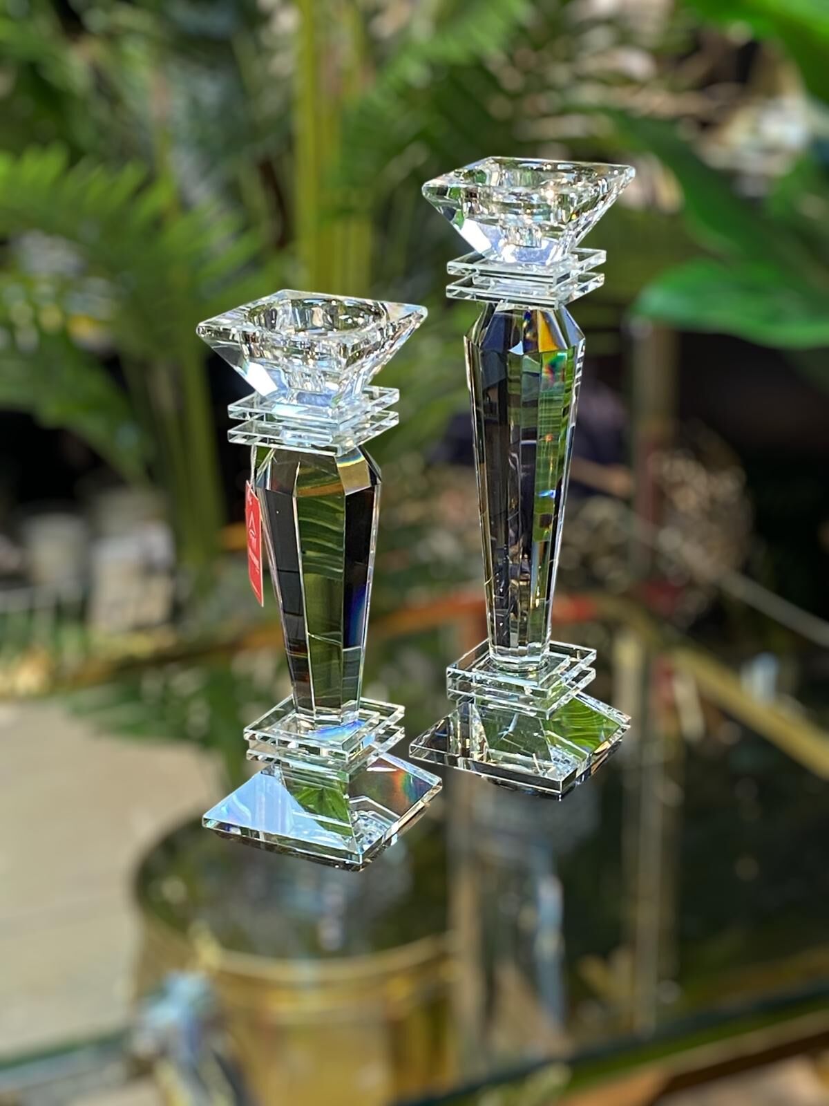 Kristal Mumluk 2 li (31-25cm)