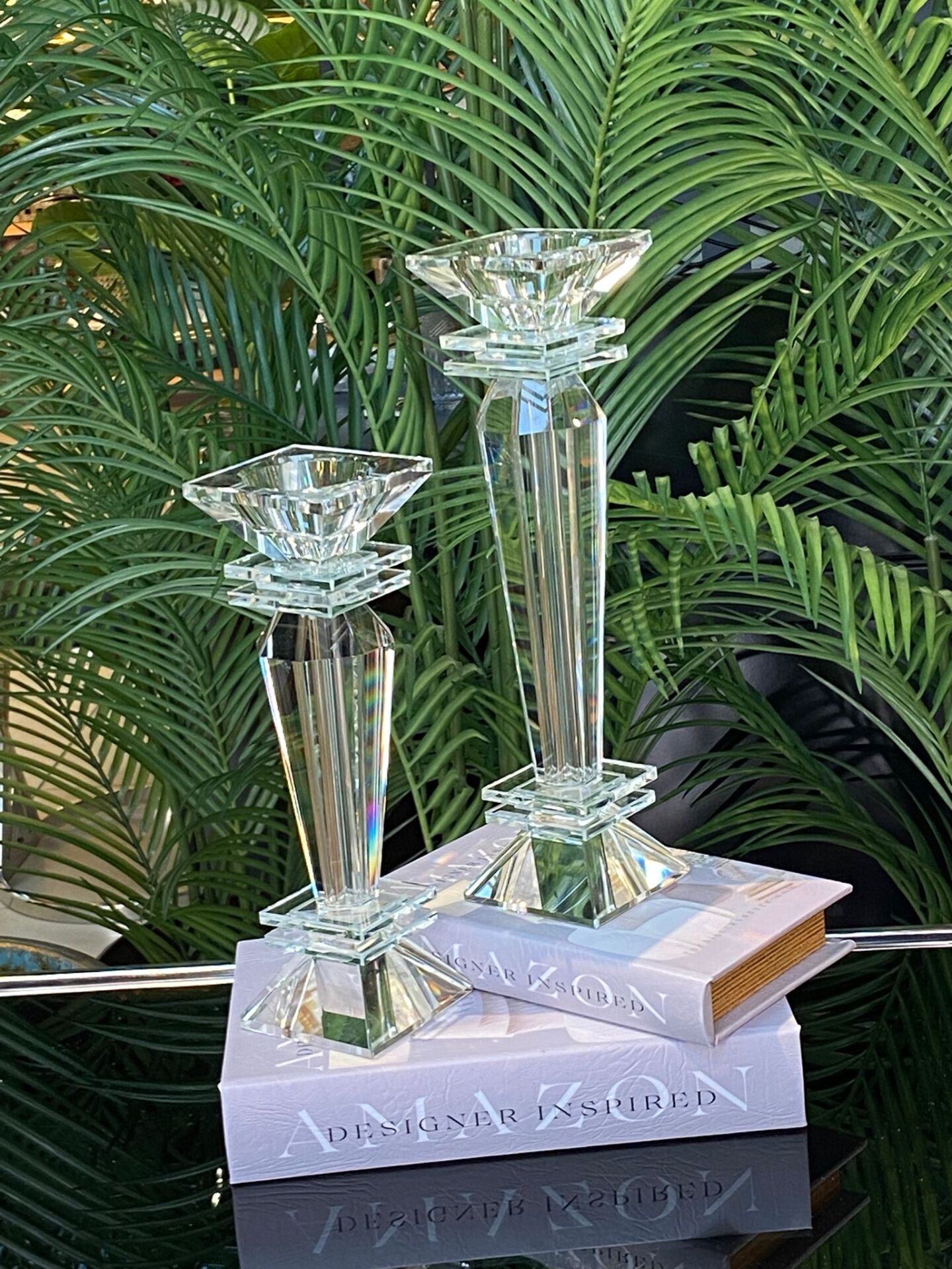 Kristal Mumluk 2 li (31-25cm)