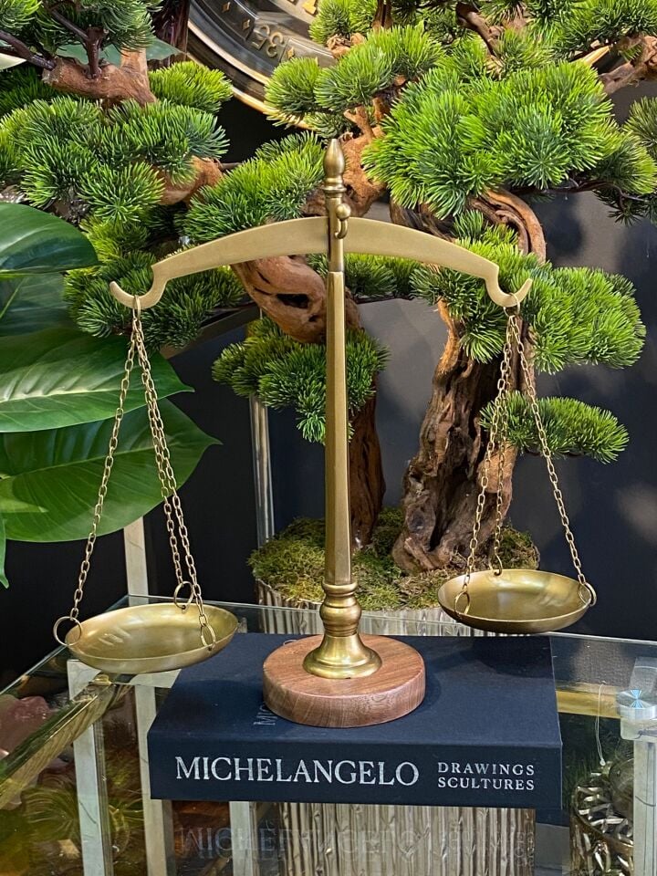 Terazi Pirinç (İTHAL) 40*38 CM