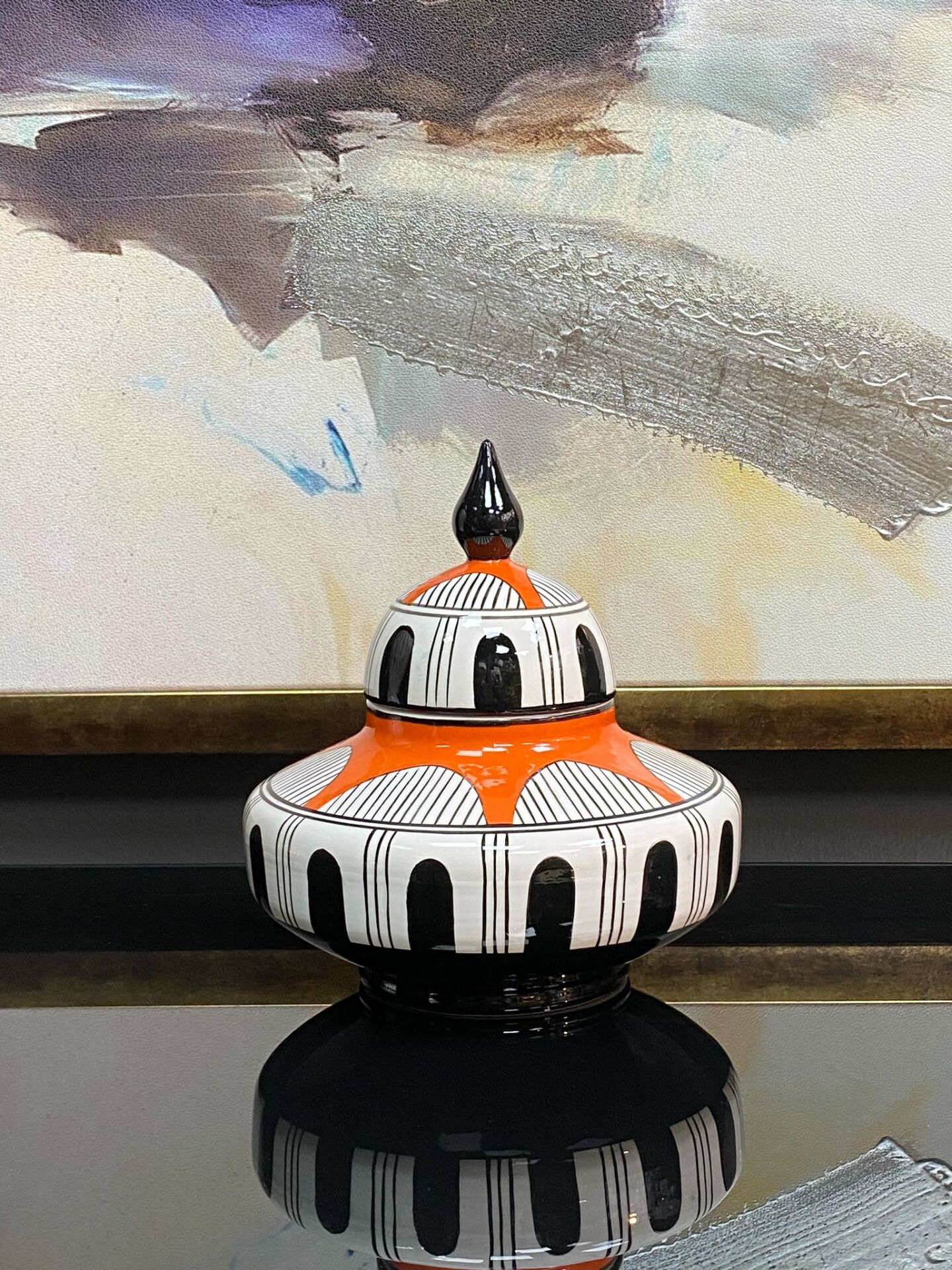Küp UFO (el boyaması) 15 cm