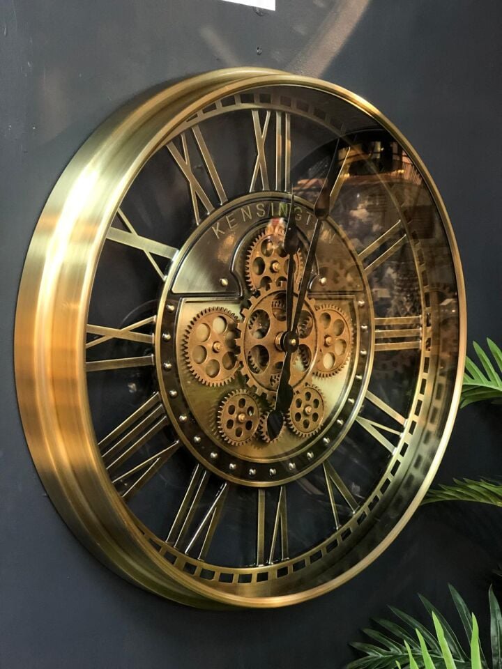 Duvar Saati Çarklı 55 cm (ithal) metal