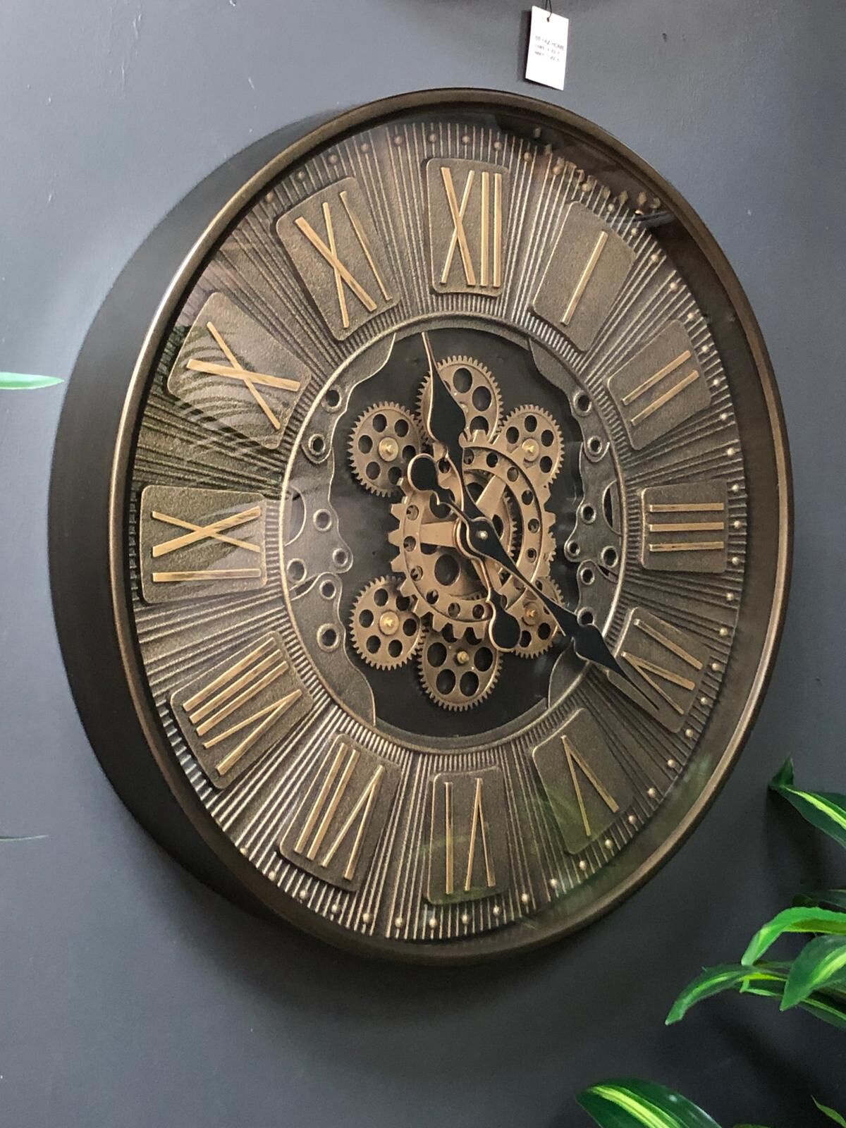 Duvar Saati Çarklı 60 cm (ithal) metal