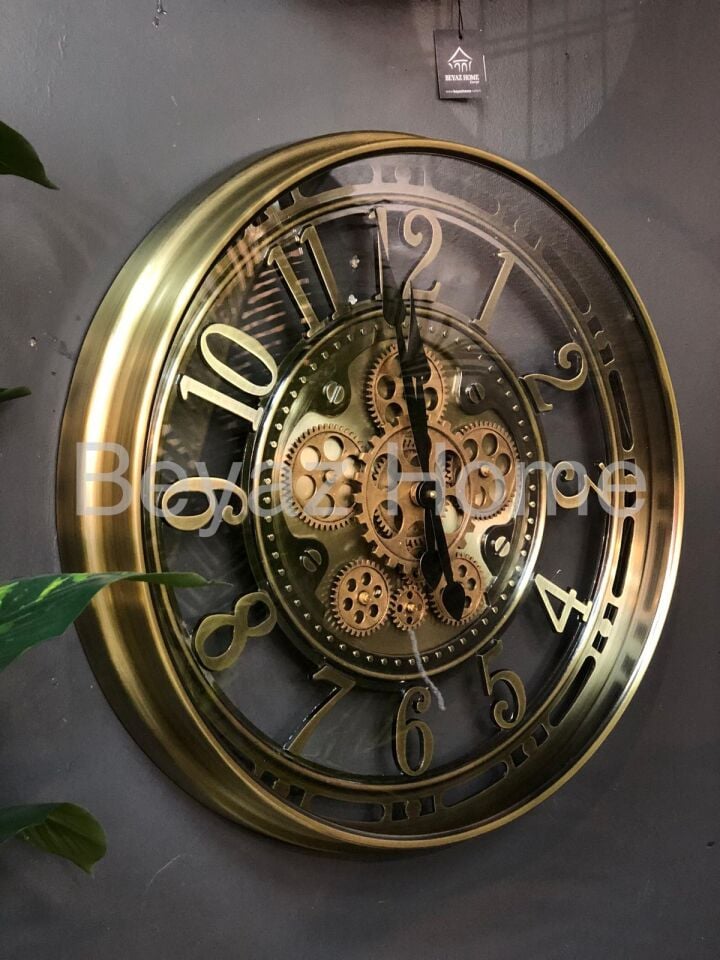 Duvar Saati Çarklı 55cm (ithal) metal