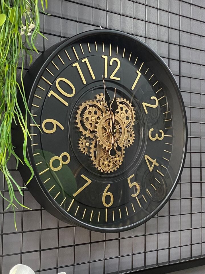 Duvar Saati Çarklı 53 cm (ithal) metal