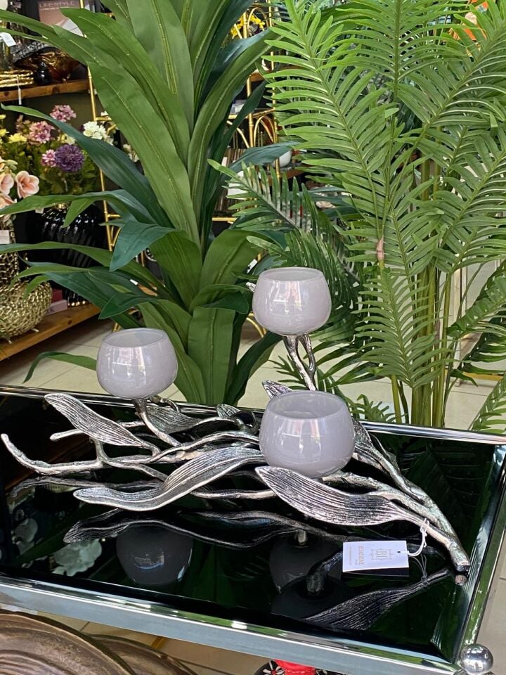 Mumluk Pirinç  (Silver) 48*29 cm