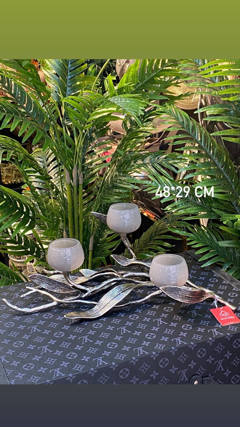 Mumluk Pirinç  (Silver) 48*29 cm