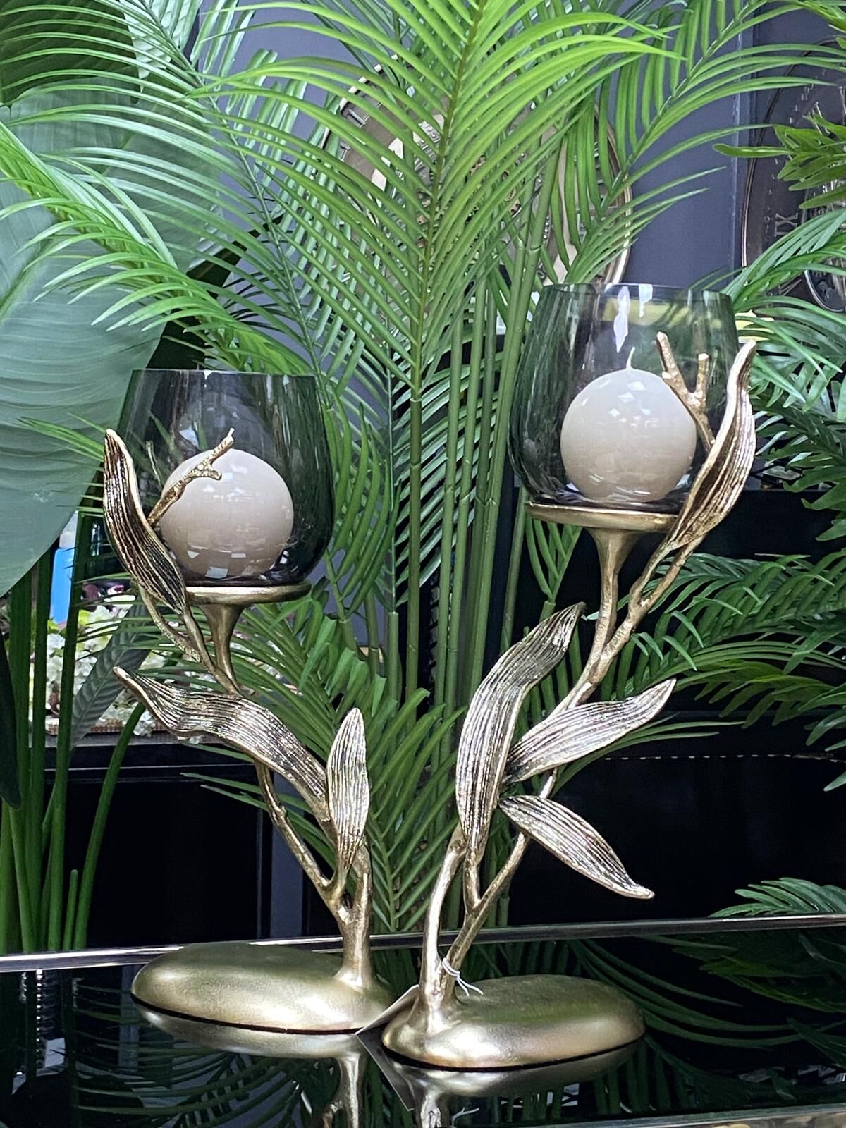 Mumluk 2 li Pirinç (Gold) 42-36 cm