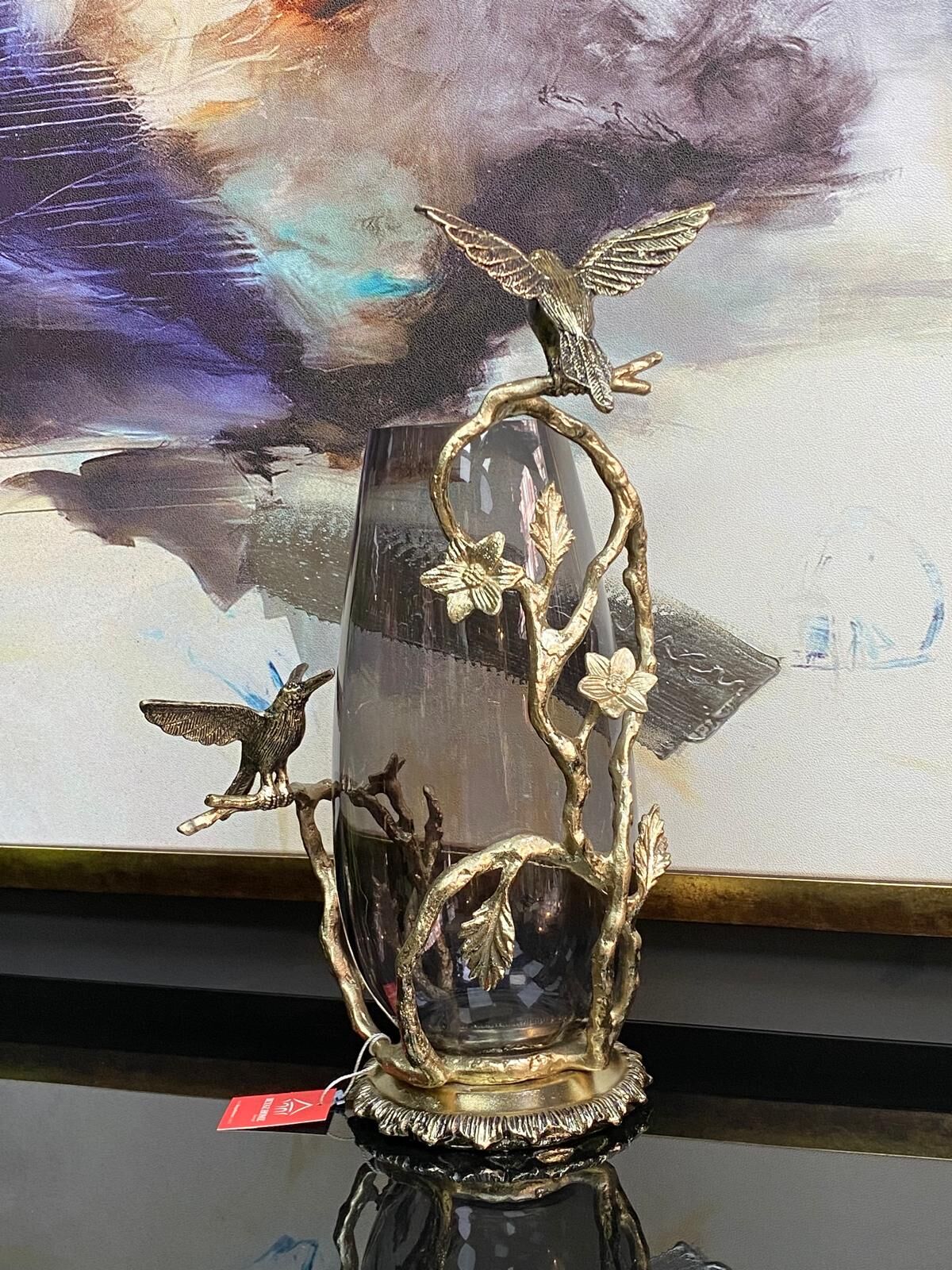 Vazo Pirinç  (Gold) 44cm