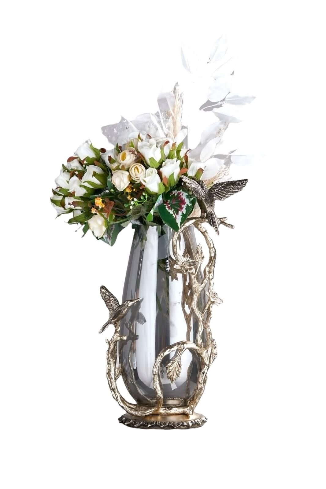 Vazo Pirinç  (Gold) 44cm