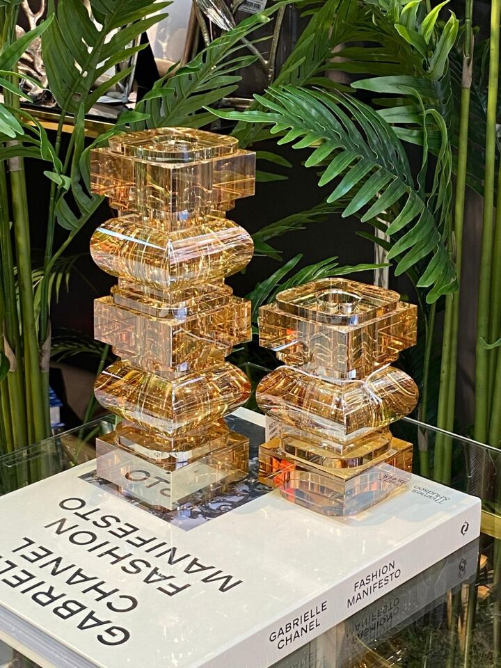 Kristal Mumluk 2 li (26-15 cm)