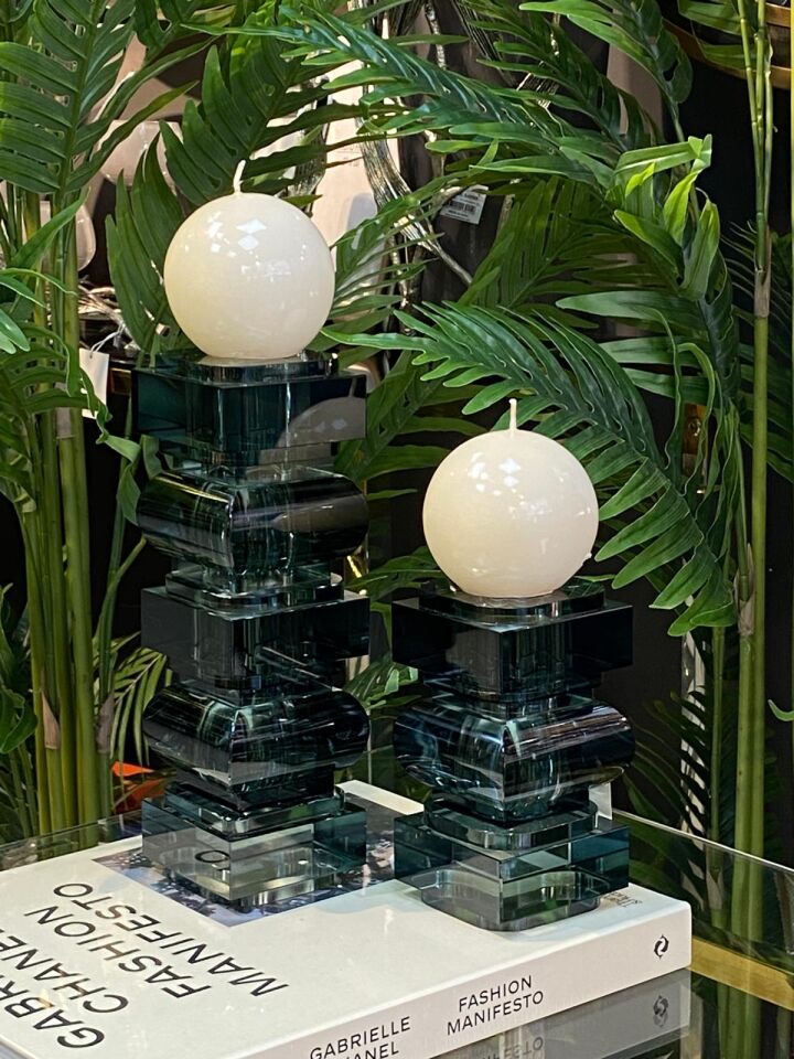 Kristal Mumluk 2 li (26-15 cm)