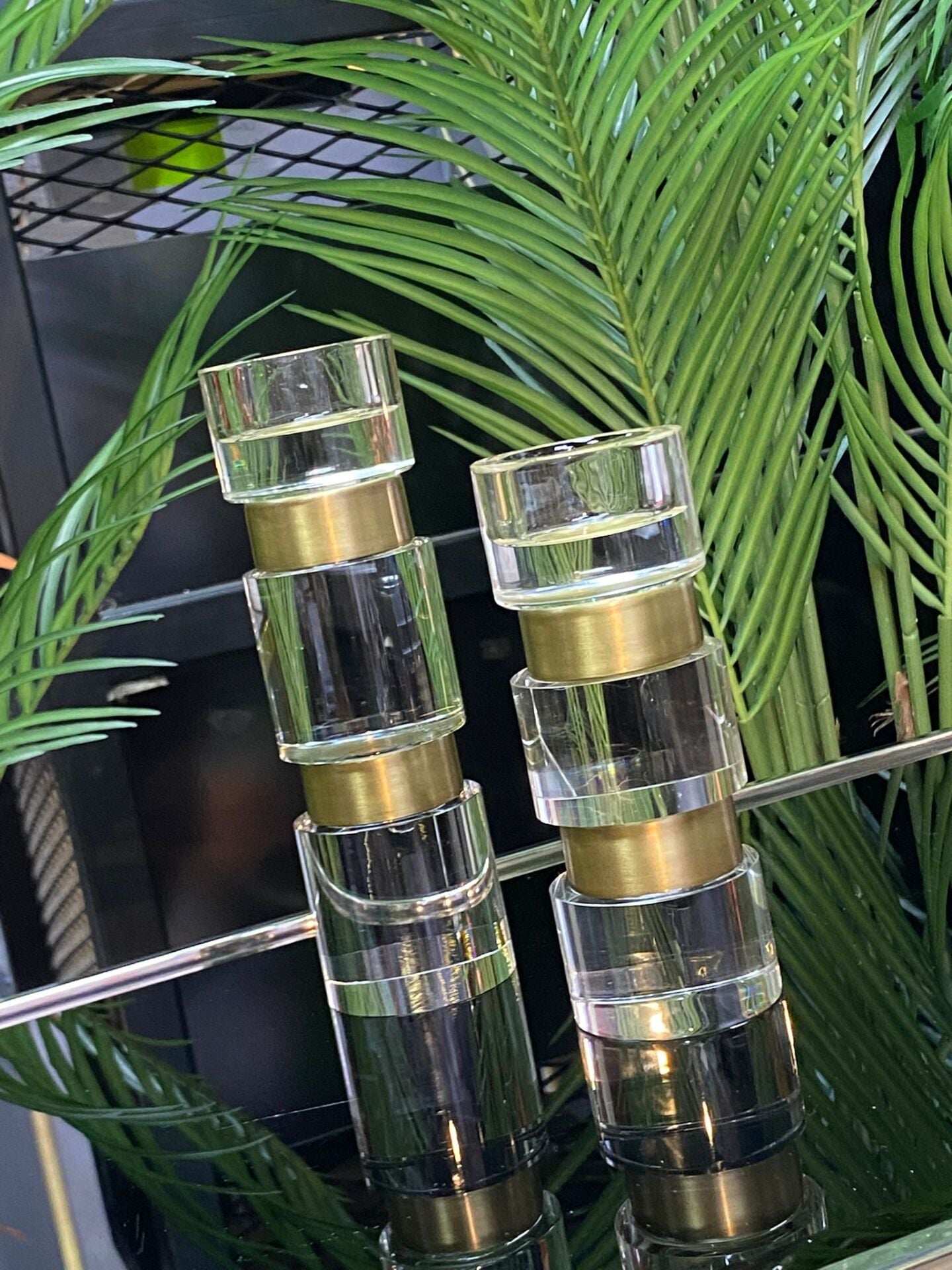 Kristal Mumluk 2 li (21-16,5 cm)