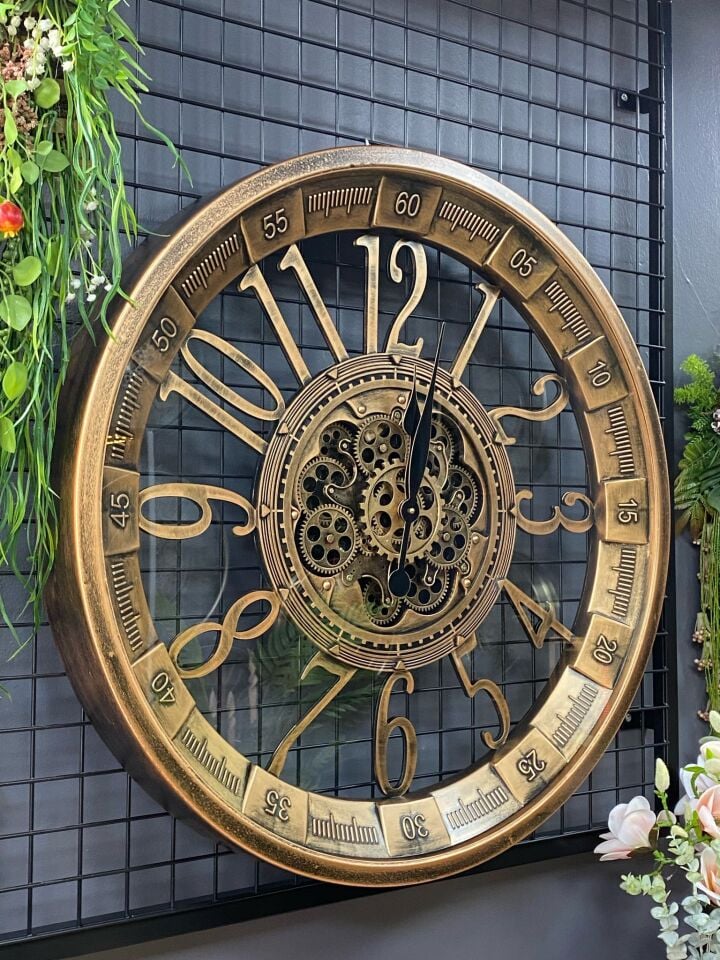 Duvar Saati 80 cm Çarklı (İTHAL)