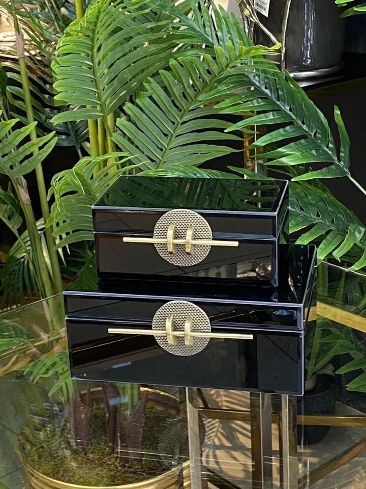 Dekoratif Kutu 2 li (ithal) Cam