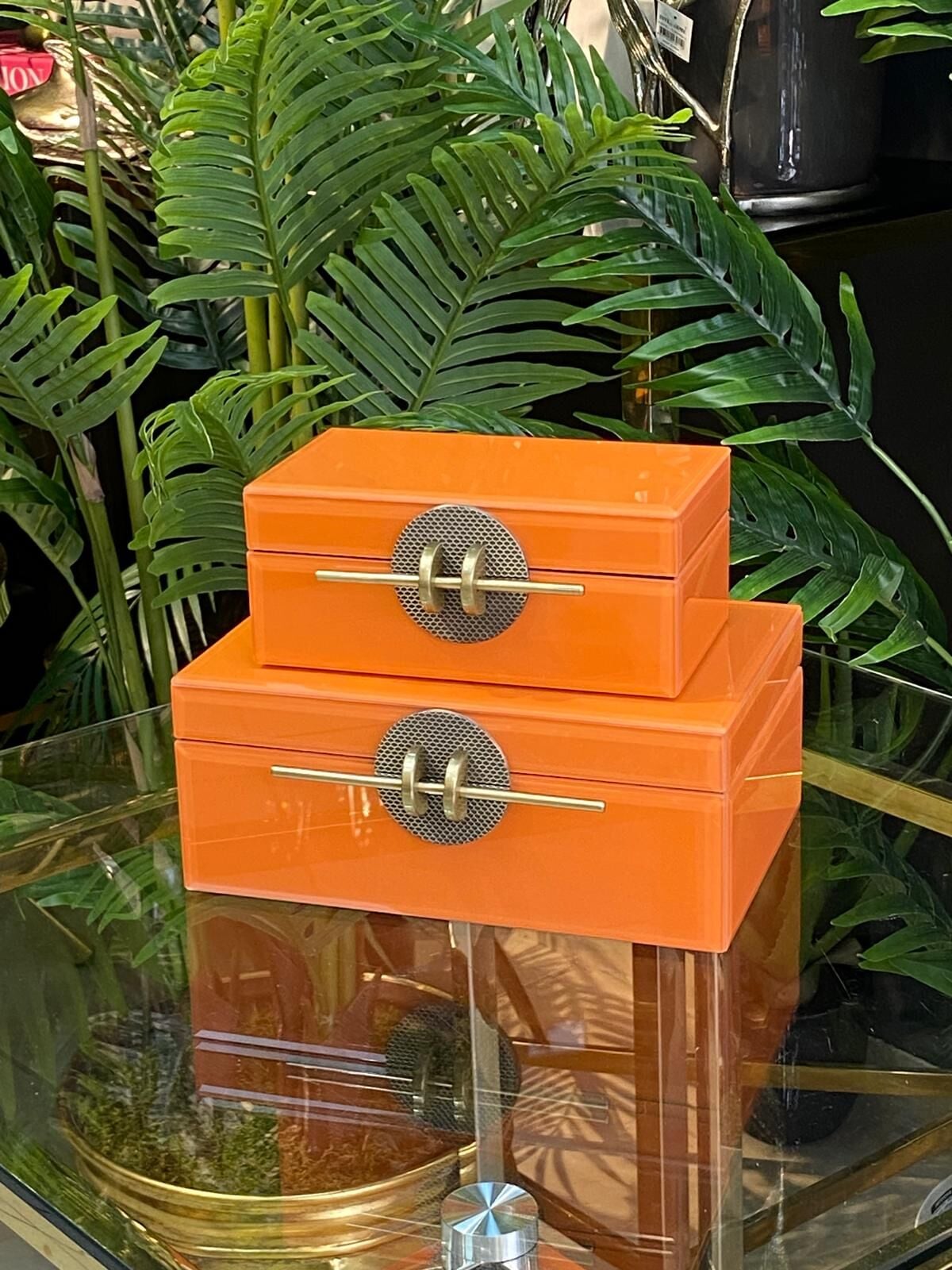 Dekoratif Kutu 2 li (ithal) Cam