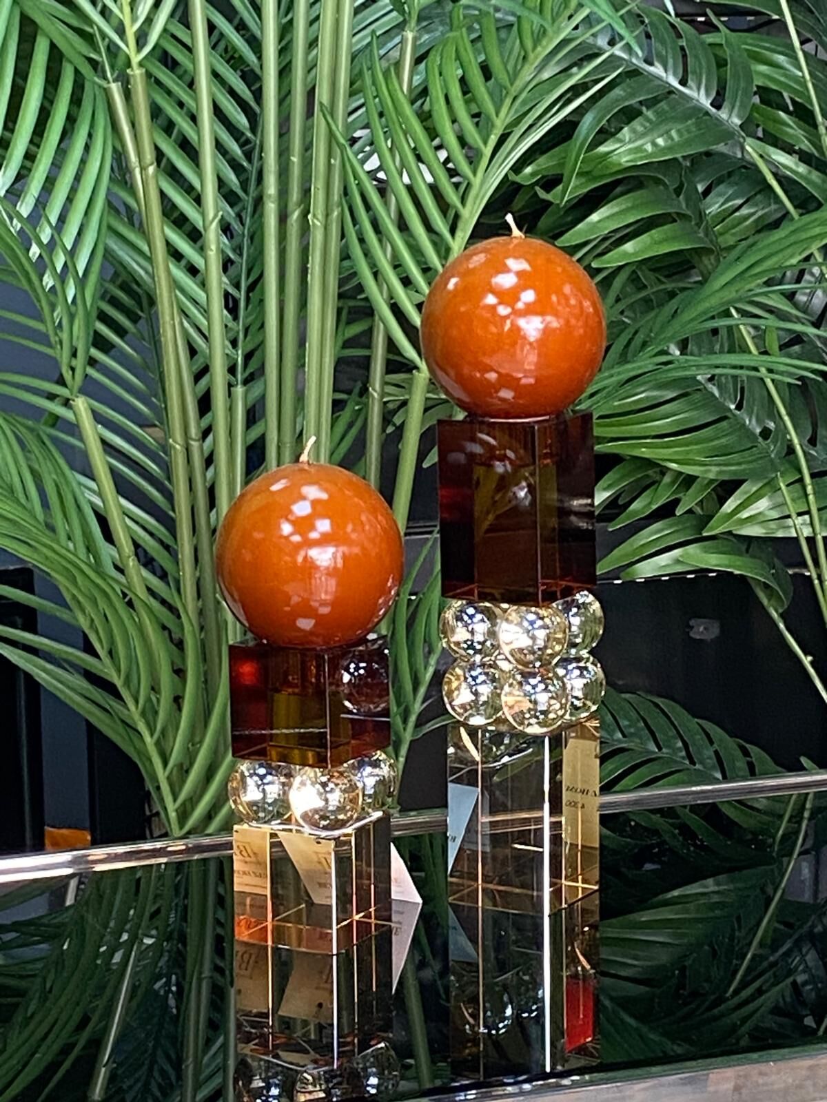 Mumluk Kristal 2Lİ  21-13 cm