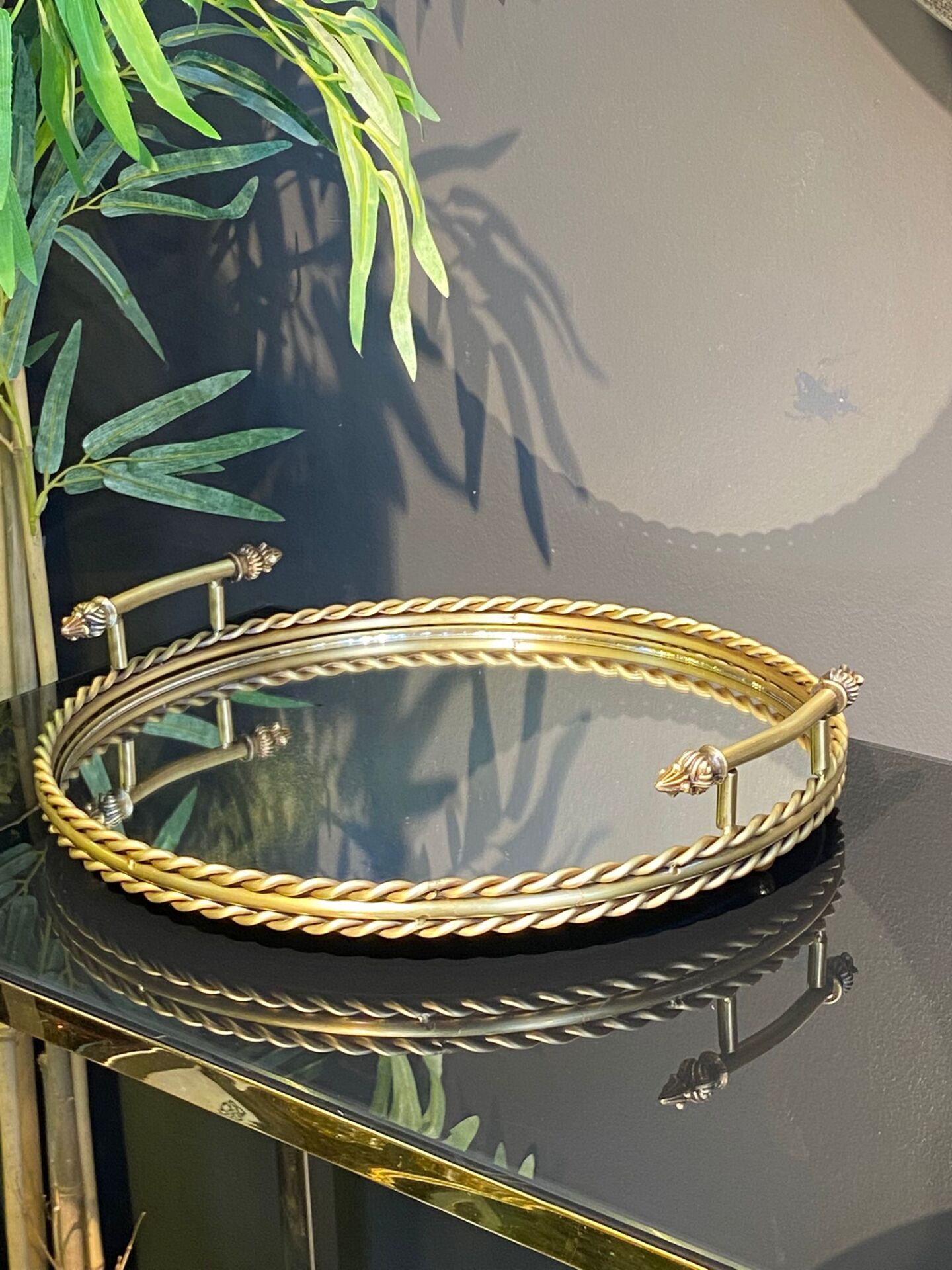 Tepsi Zincir Desen (eskitme) 38 CM