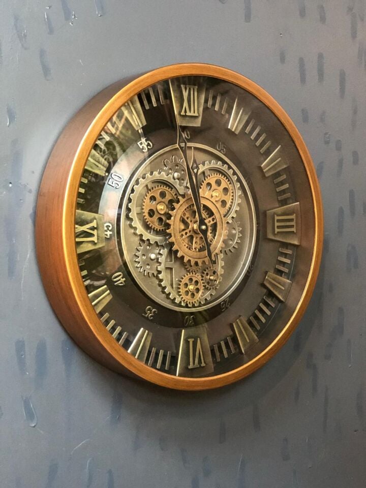Duvar Saati Çarklı 46cm (ithal) metal