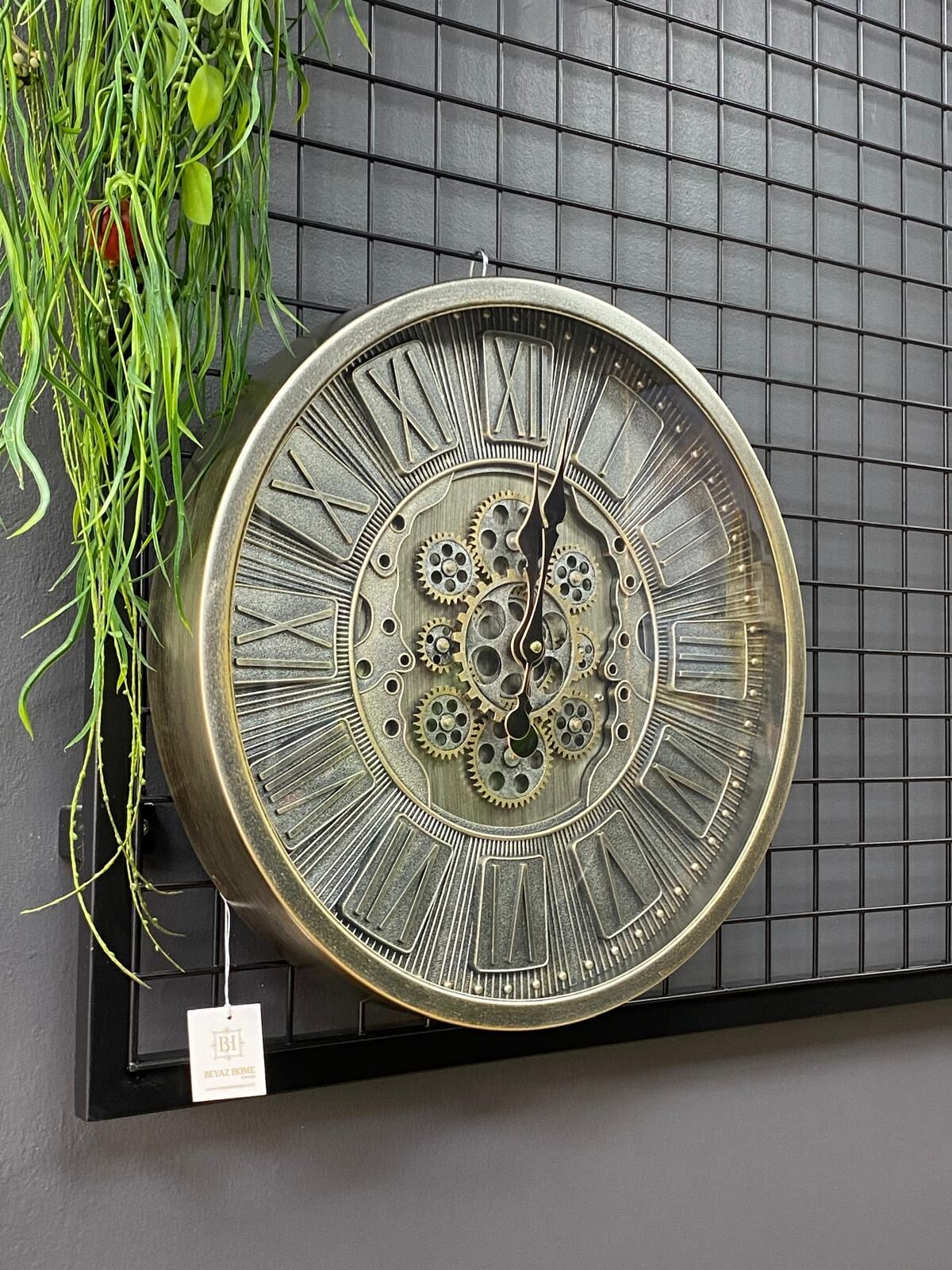 Duvar Saati Çarklı 46cm (ithal) metal