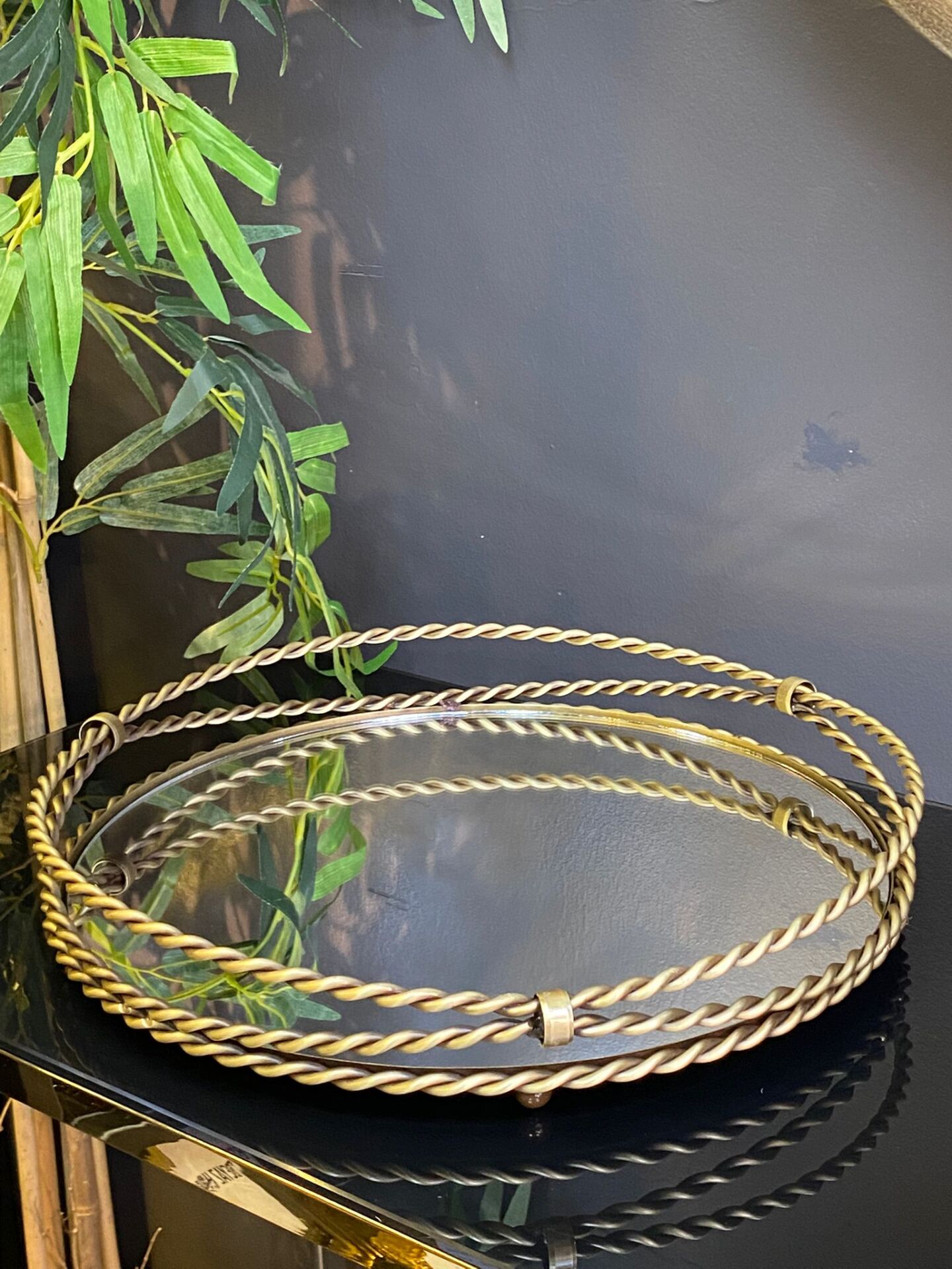 Tepsi Zincir Desen (eskitme) 38 CM