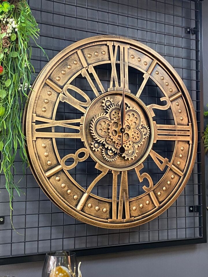 Çarklı Duvar saati 80 cm