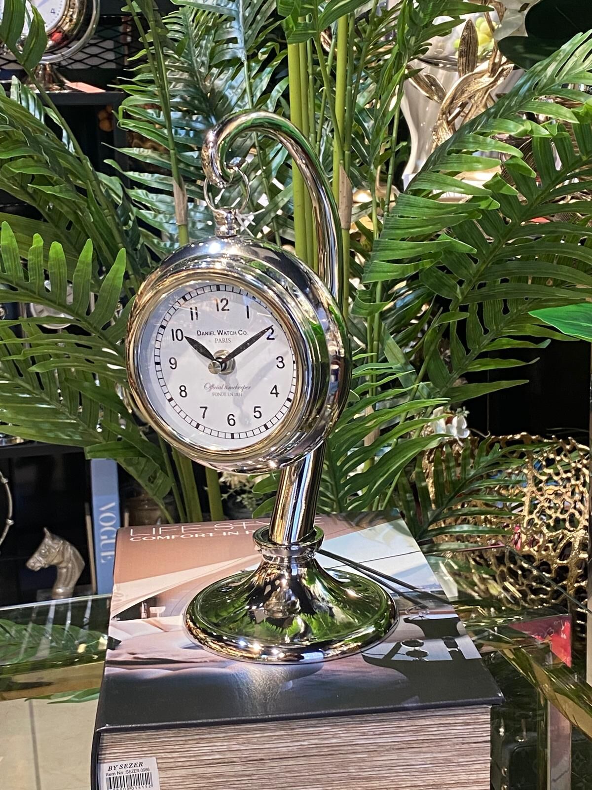 Masa Saati (Gümüş) 30 cm