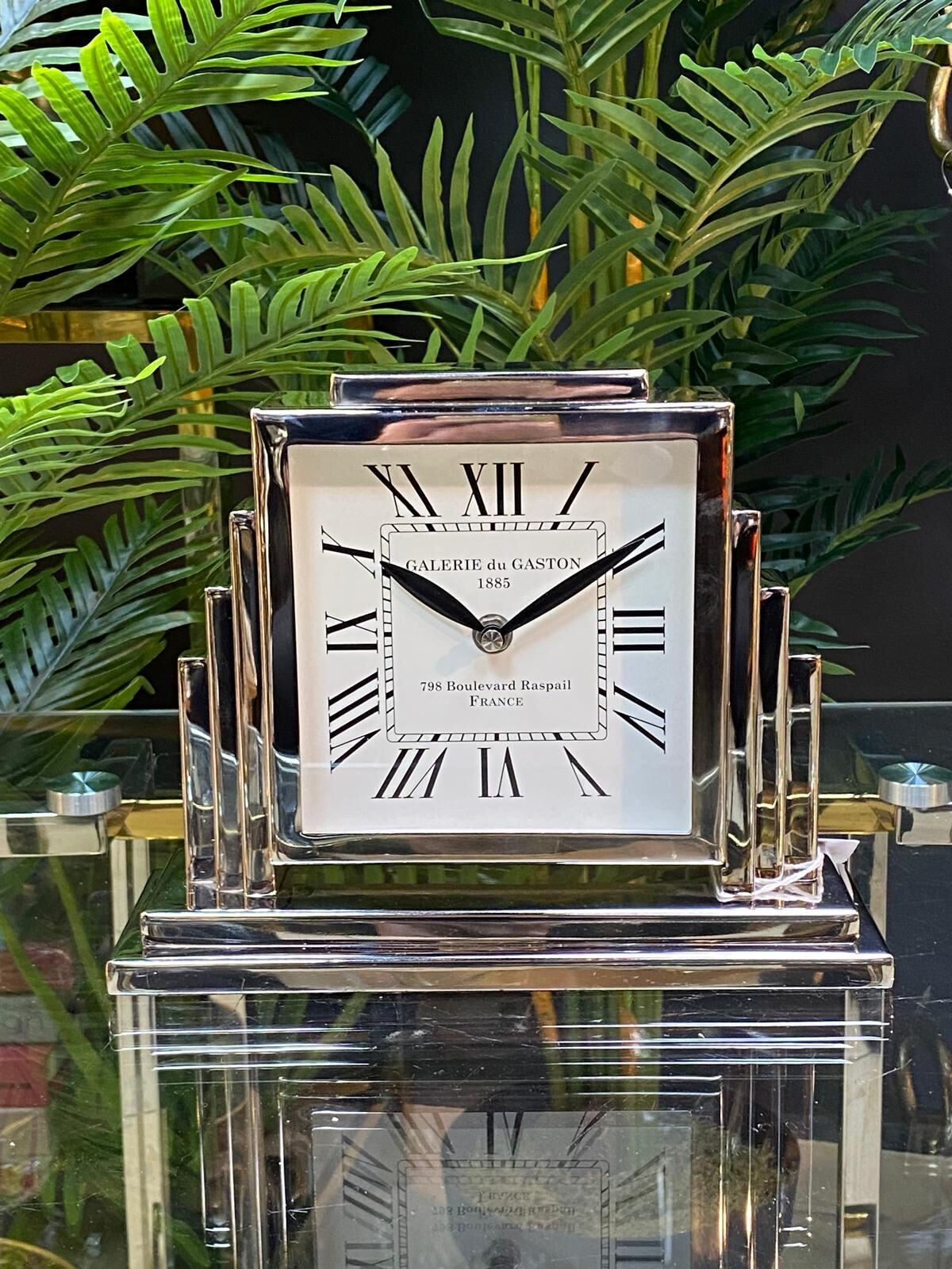 Masa Saati (Gümüş) 25*21 cm