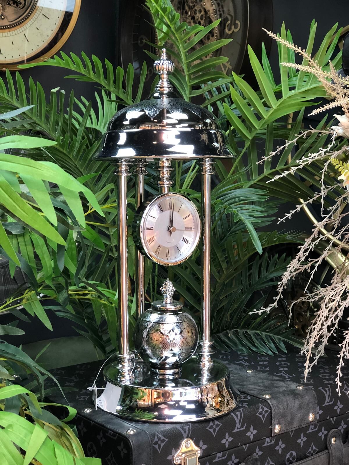 Masa Saati (Gümüş) 43 cm