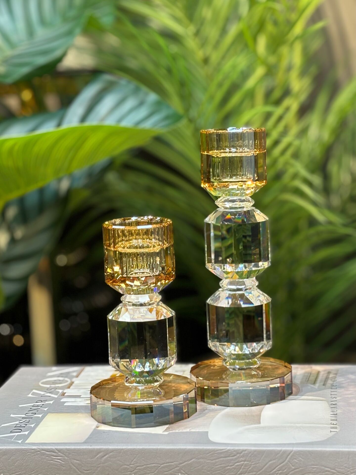 Kristal Mumluk 2 li (20,5-16,5 cm)