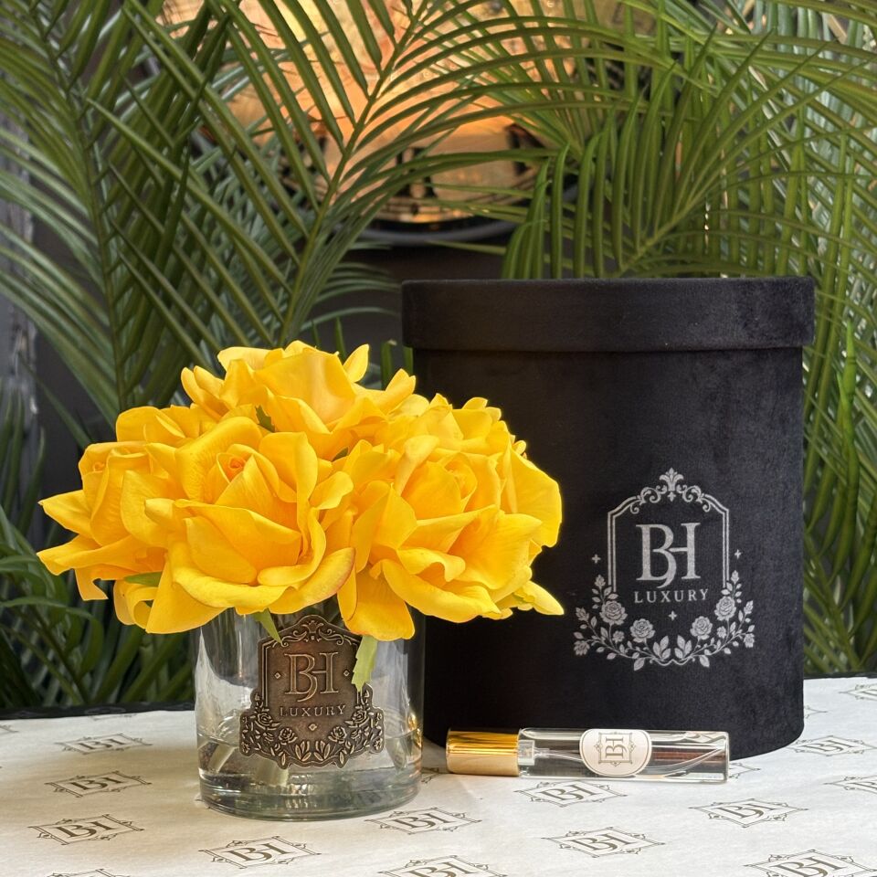 BH Luxury 7 Gül Sarı Islak Dokulu Kokulu Güller