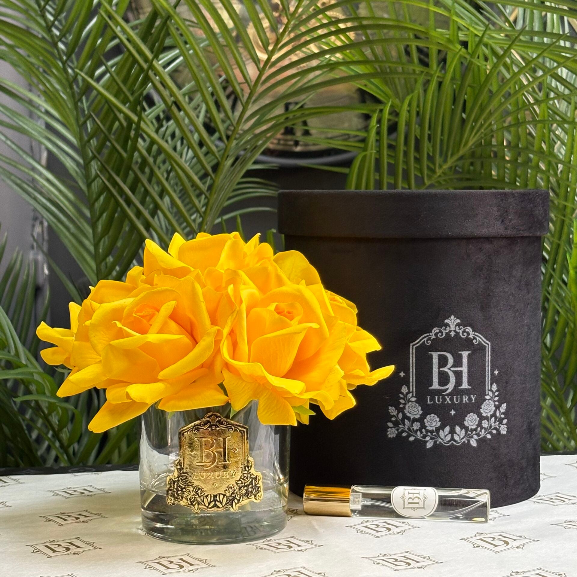 BH Luxury 7 Gül Sarı Islak Dokulu Kokulu Güller
