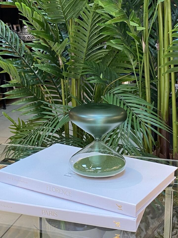 Kum Saati Üfleme Cam 12*14cm