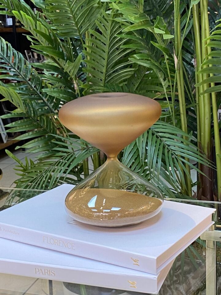 Kum Saati Üfleme Cam 21*16 cm