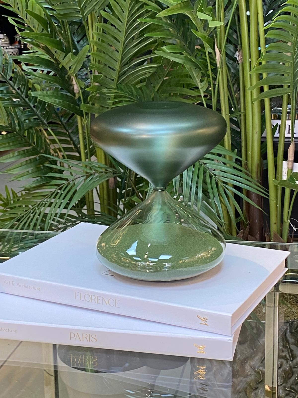 Kum Saati Üfleme Cam 21*16 cm