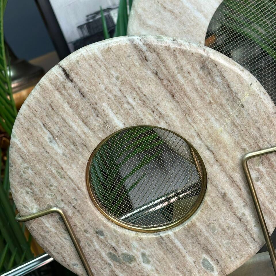 Doğal Taşlı Disk 2li
