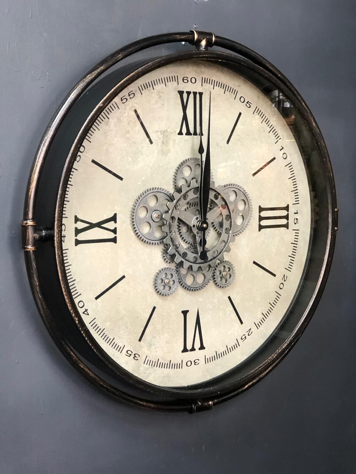 Duvar saati 60 cm Çarklı (İTHAL)