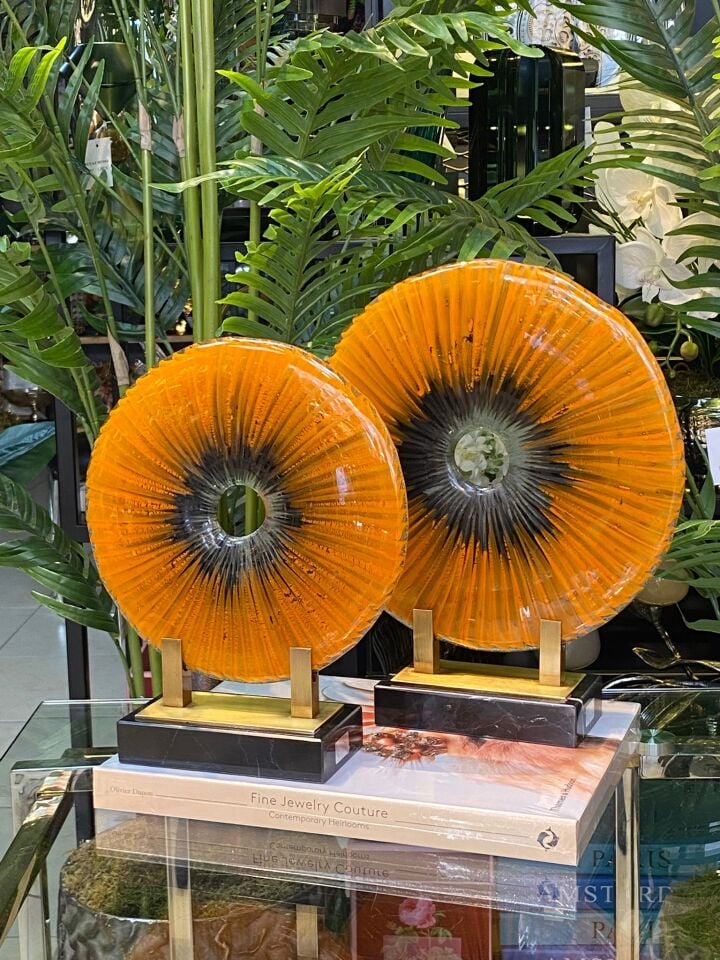 Cam Disk 2li (ithal) 33-29 cm Mermer Kaideli