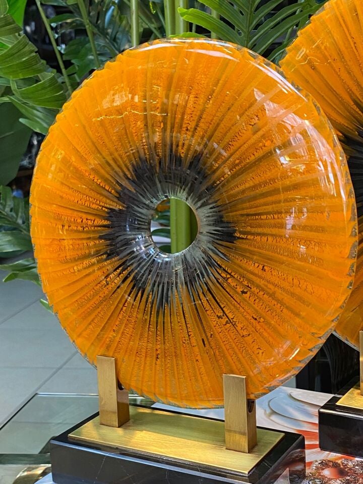 Cam Disk 2li (ithal) 33-29 cm Mermer Kaideli